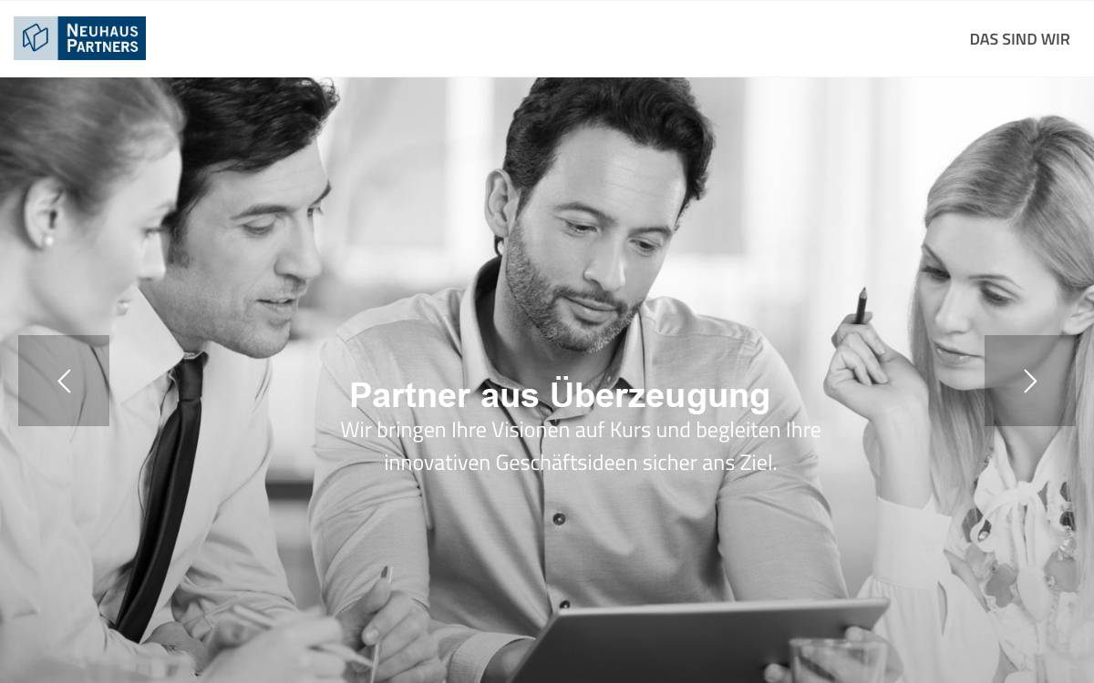 Neuhaus Partners GmbH website preview