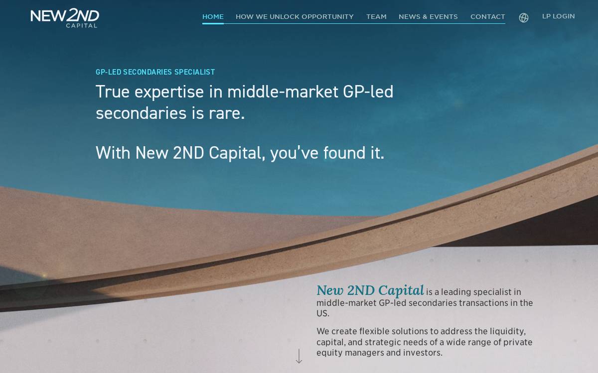 New 2nd Capital website preview