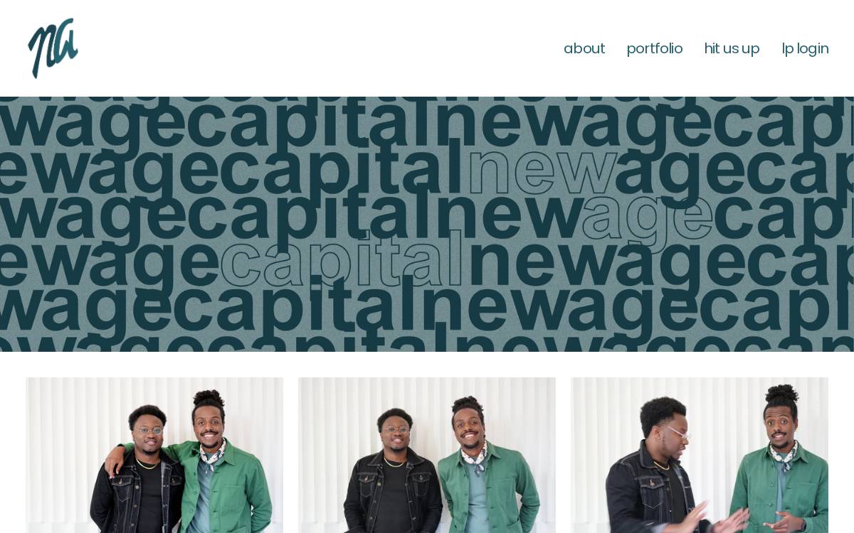 New Age Capital website preview