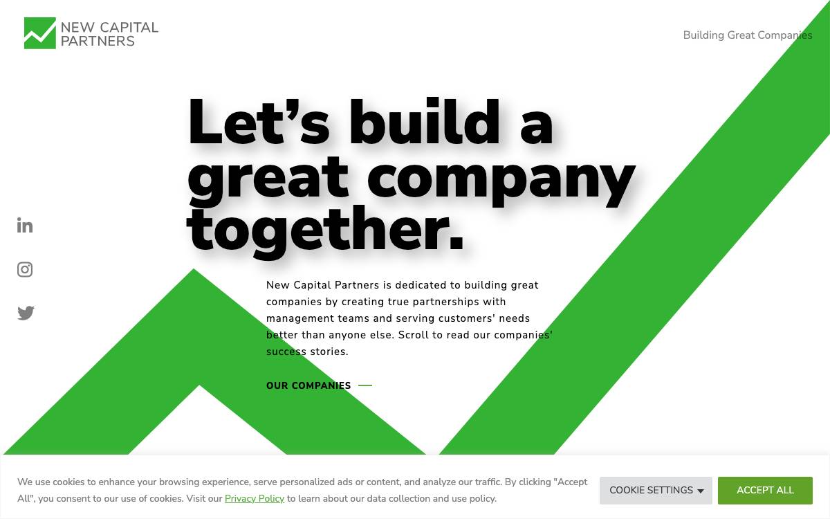 New Capital Partners website preview