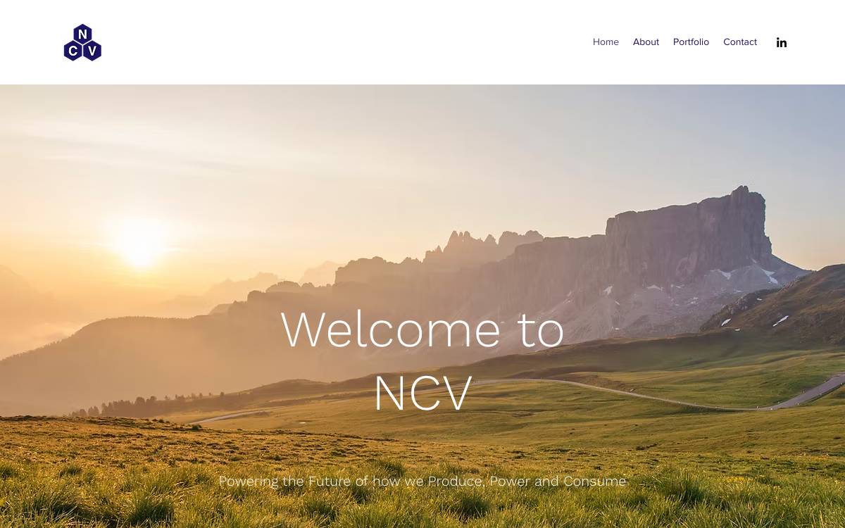 New Climate Ventures website preview