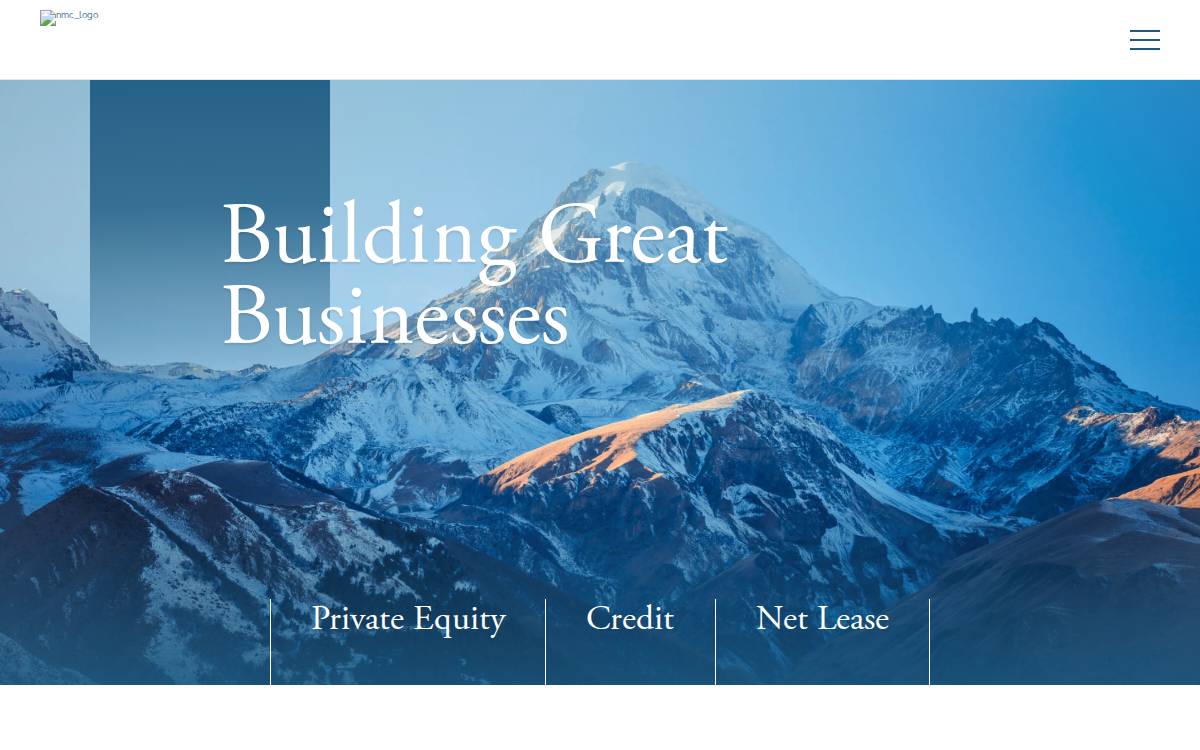 New Mountain Capital website preview