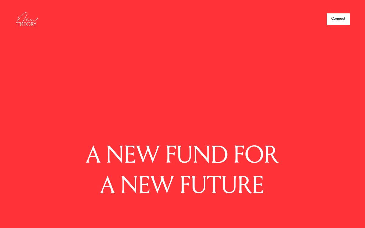 New Theory Ventures website preview