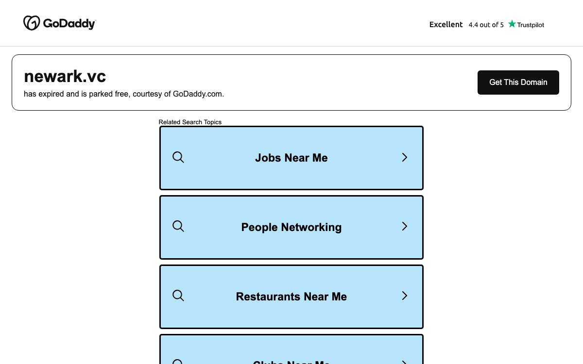 Newark Venture Partners website preview