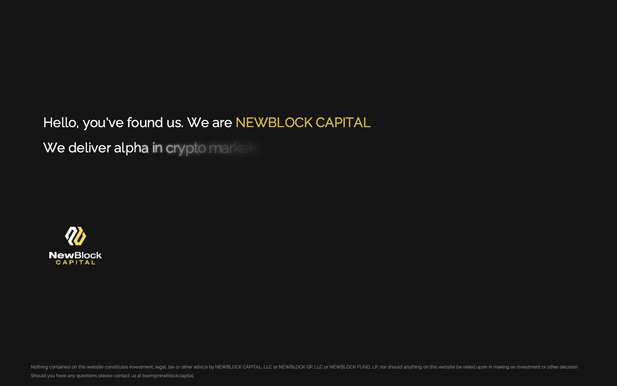 NewBlock Capital website preview