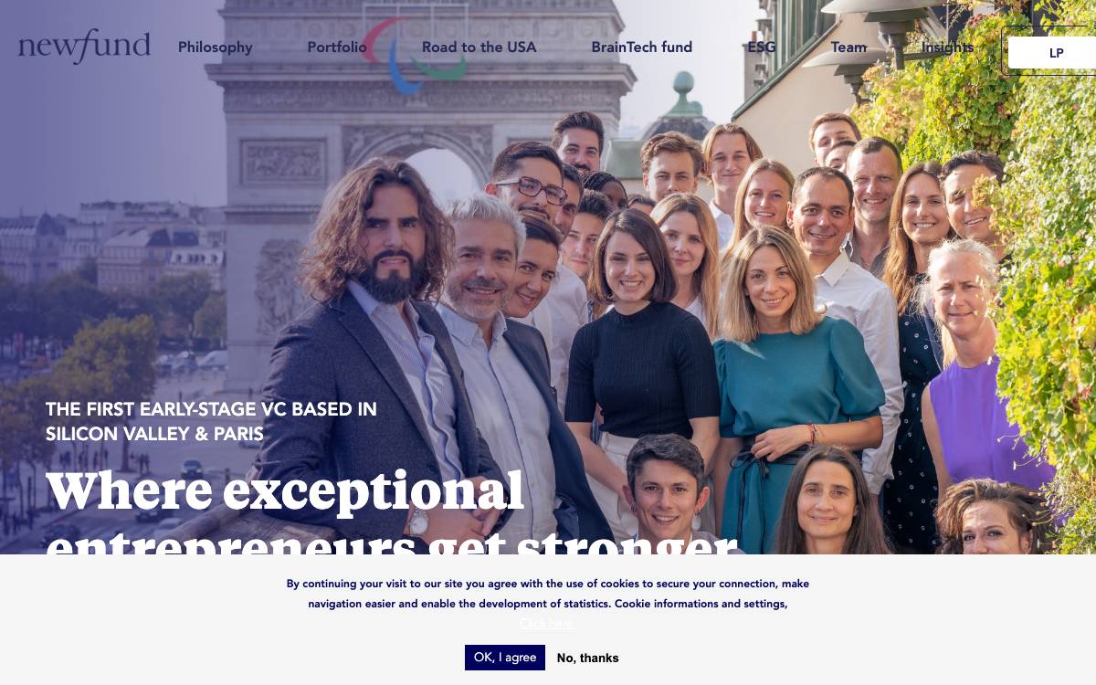 Newfund Capital website preview