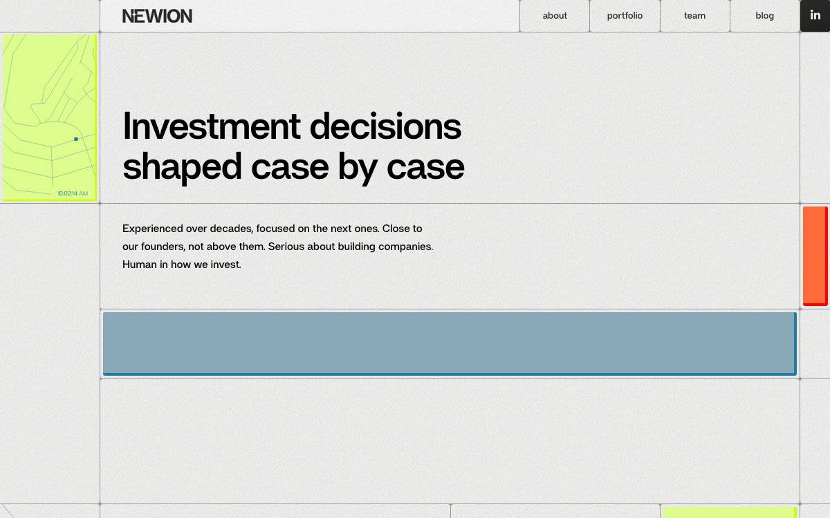 Newion website preview