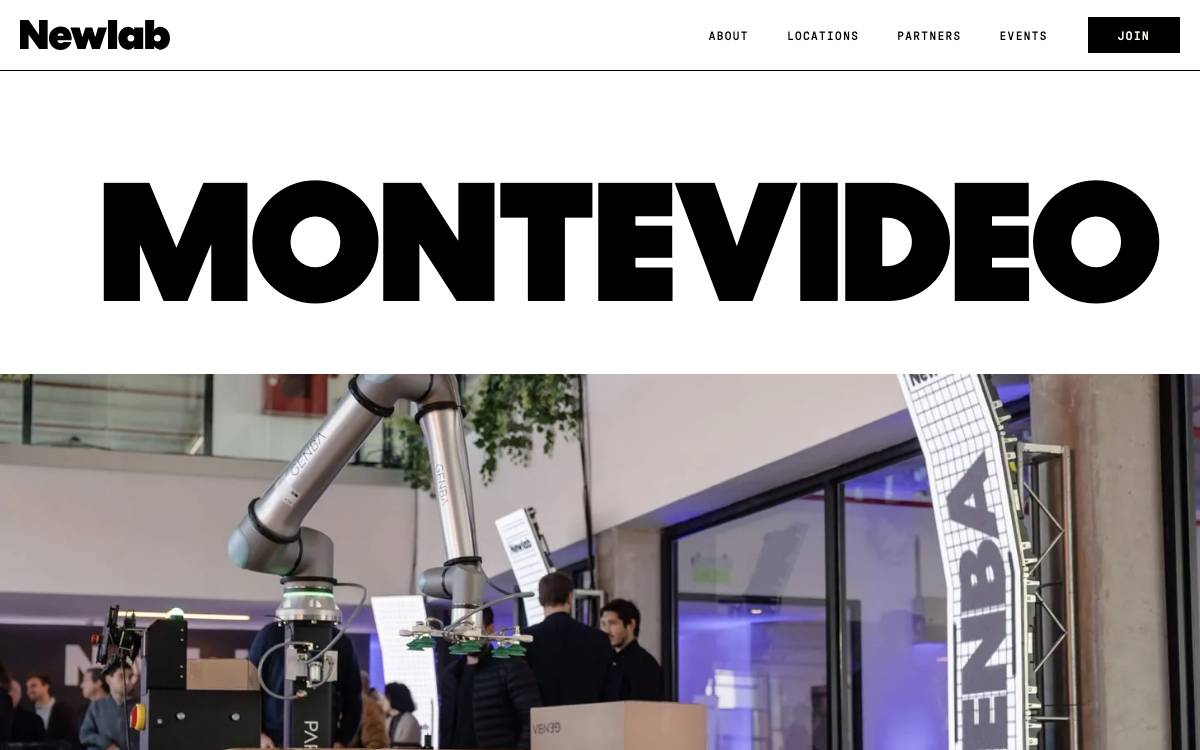 NewLab website preview