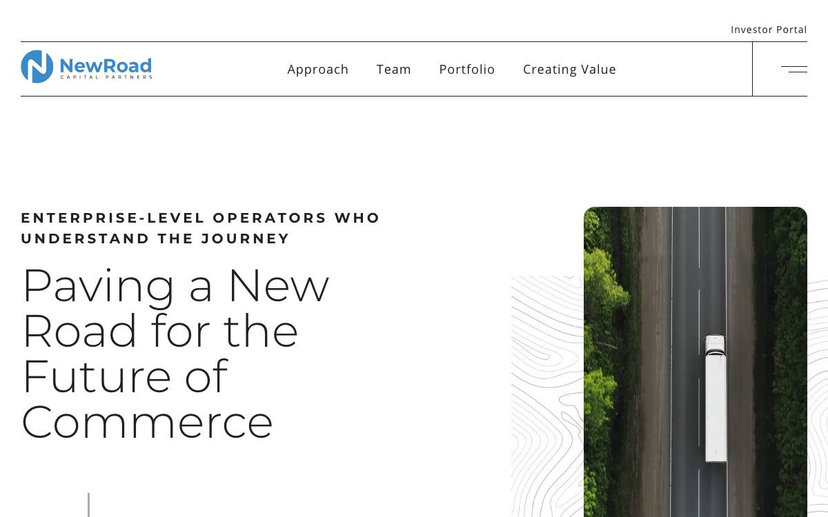 NewRoad Capital Partners, LLC website preview