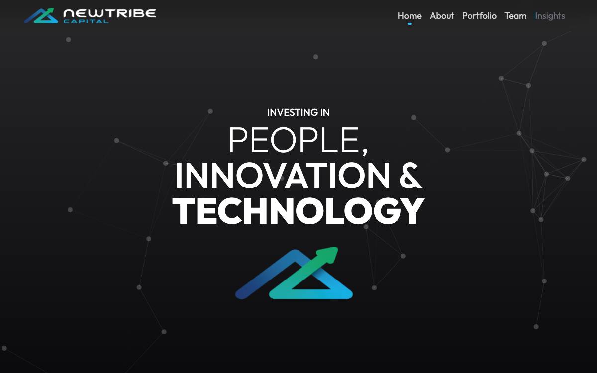 NewTribe Capital website preview