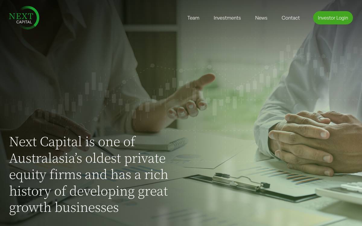 Next Capital website preview