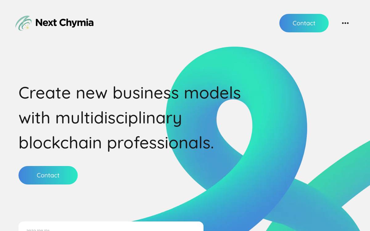 Next Chymia website preview