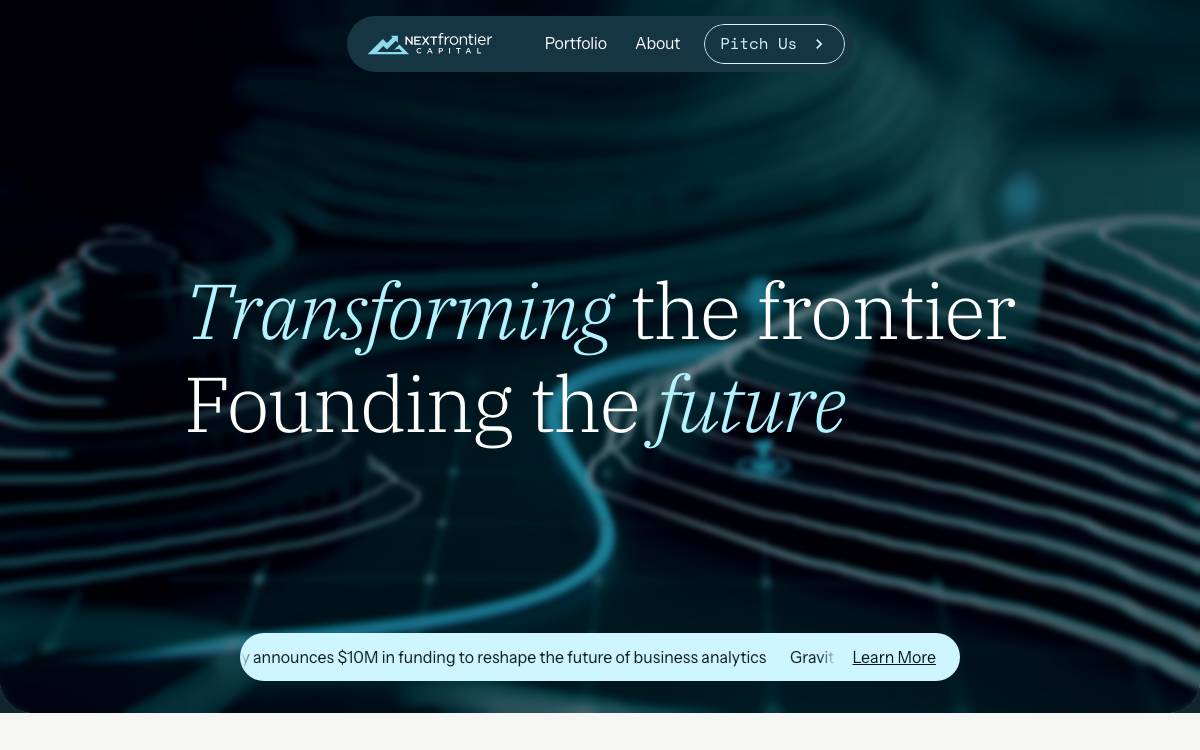 Next Frontier Capital website preview