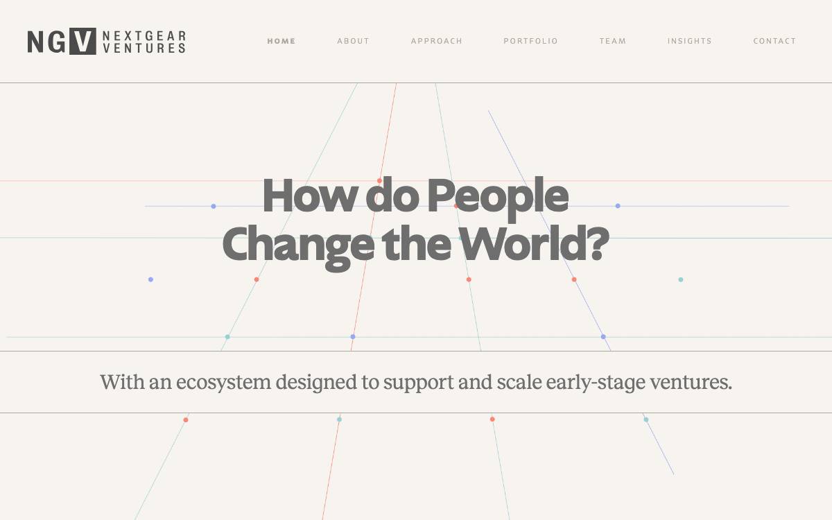 Next Gear Ventures website preview