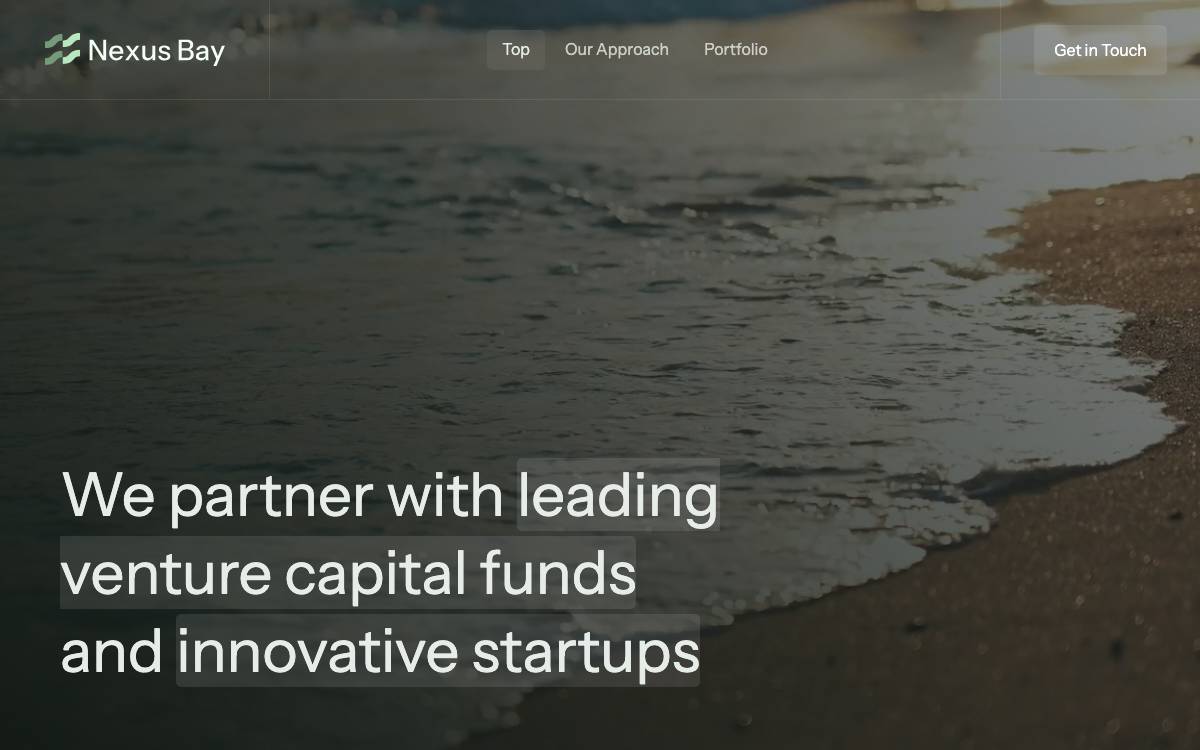 Nexus Bay website preview