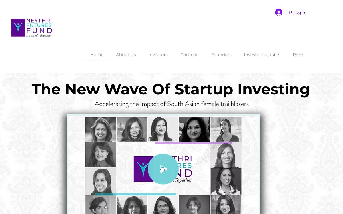 Neythri Futures Fund website preview