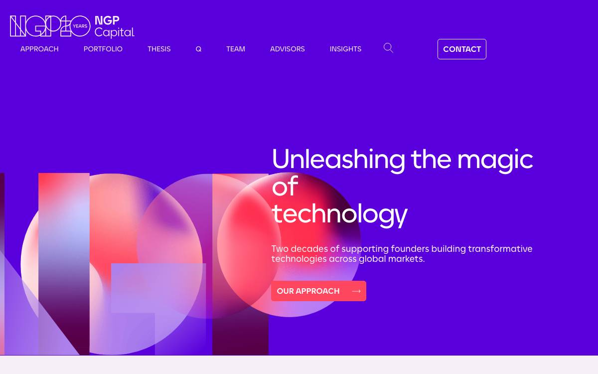 NGP Capital website preview
