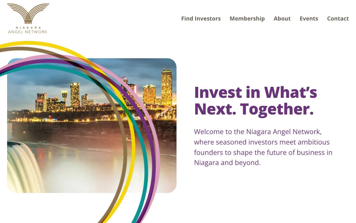 Niagara Angel Network website preview