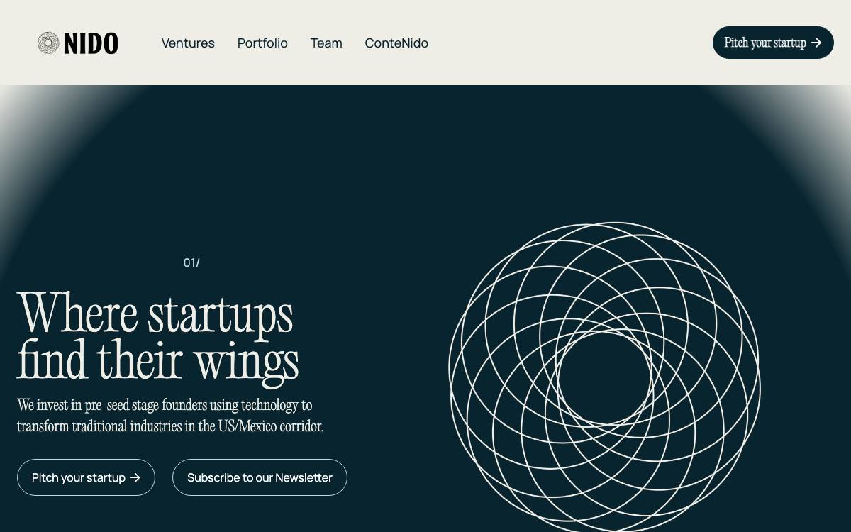 Nido Ventures website preview