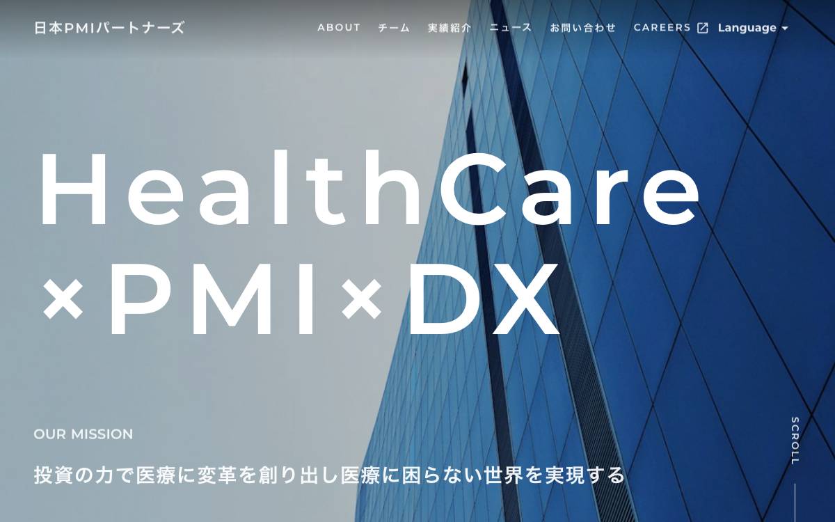 Nihon PMI Partners website preview