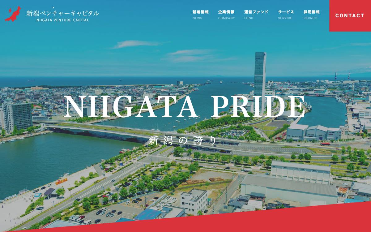 NIIGATA VENTURE CAPITAL website preview