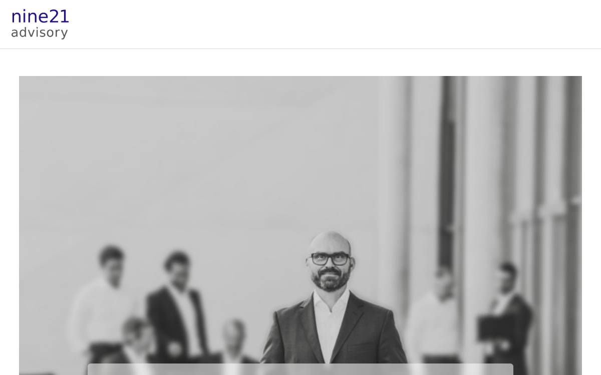 nine21 website preview
