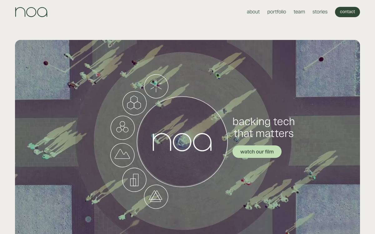 noa website preview