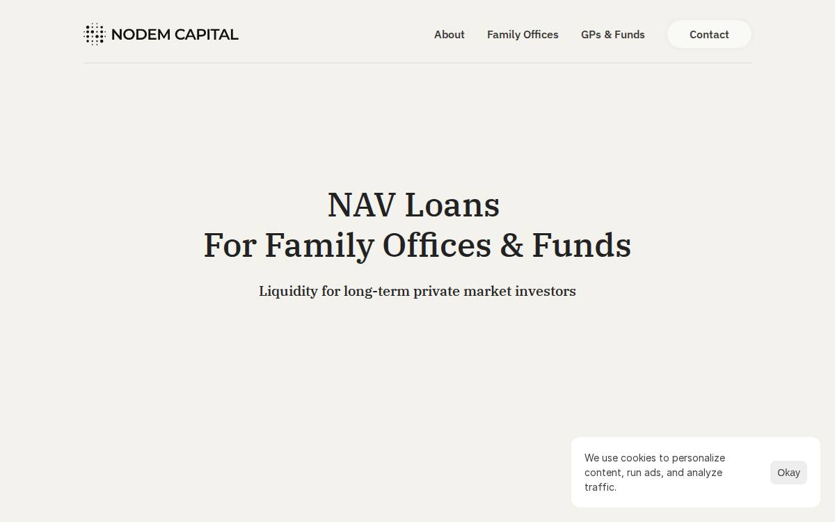 Nodem Capital website preview