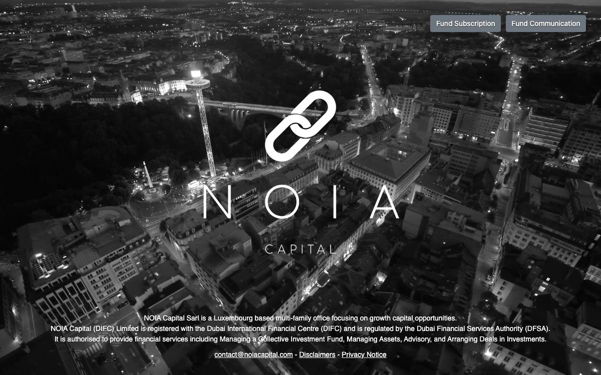 NOIA Capital website preview