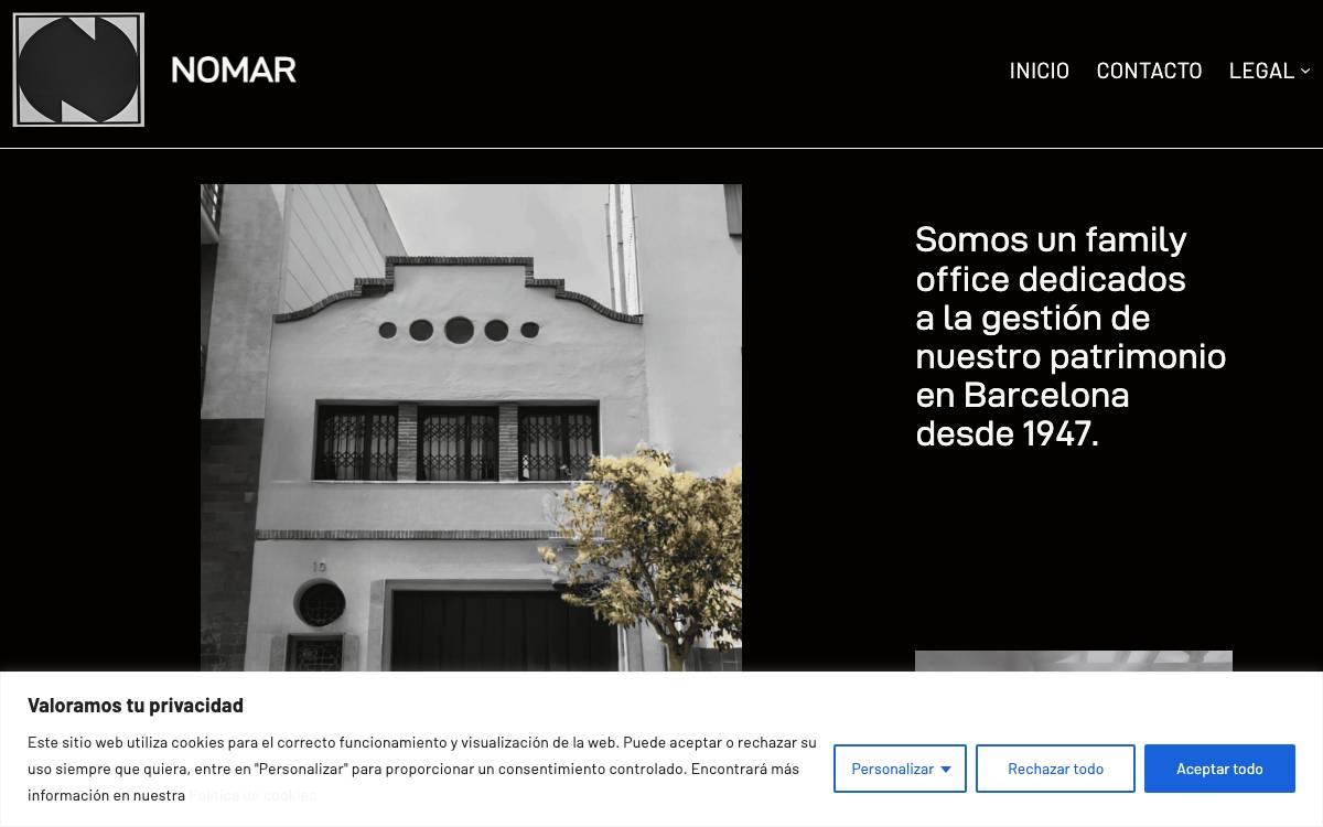 Nomar 1947 website preview