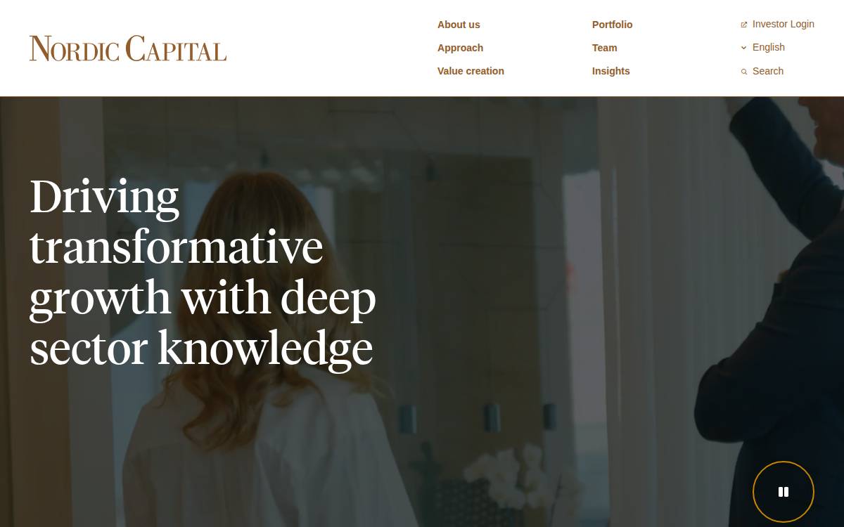 Nordic Capital website preview