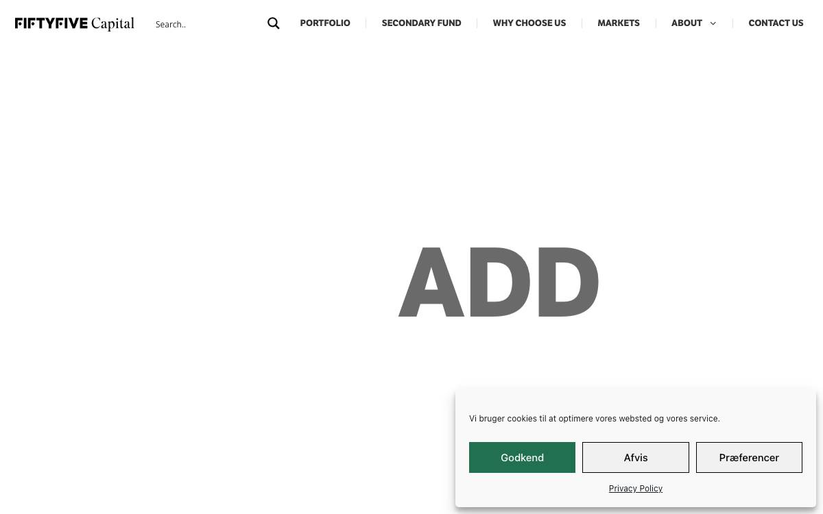 Nordic Eye Venture Capital website preview