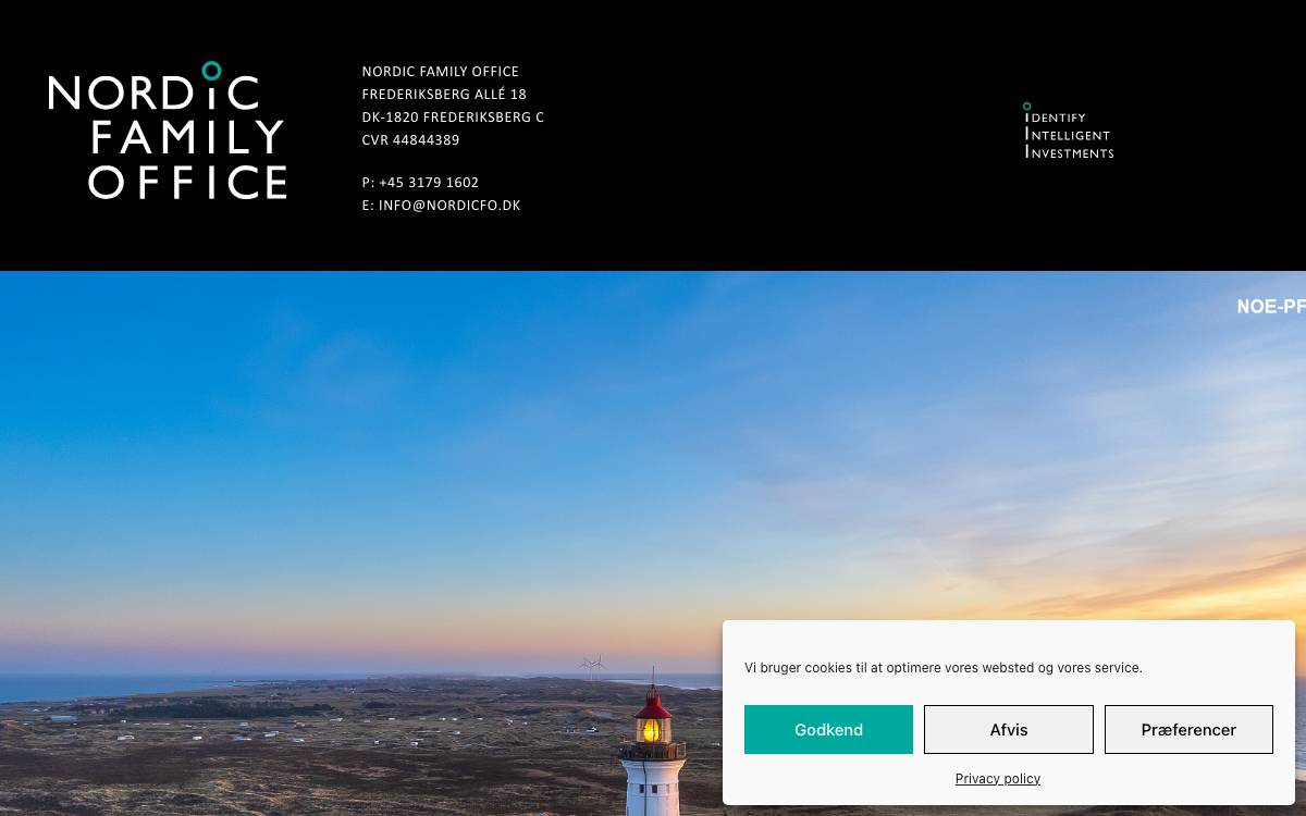 Nordic Family Office website preview