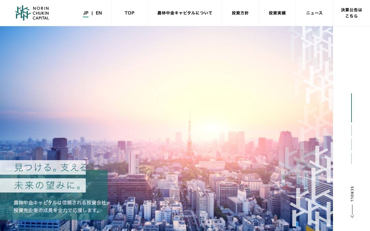 Norinchukin Capital website preview