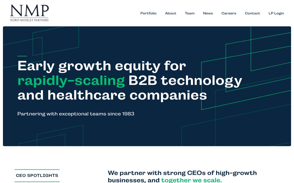 Noro-Moseley Partners website preview