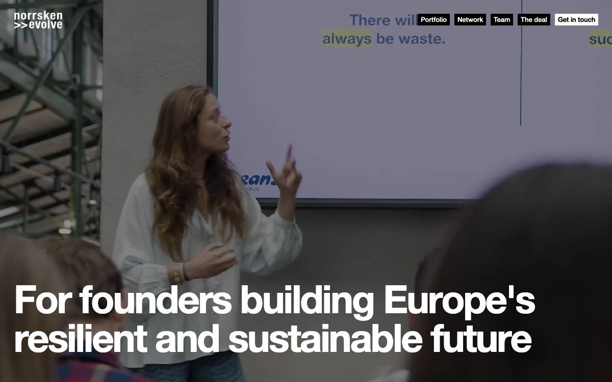 Norrsken Accelerator website preview