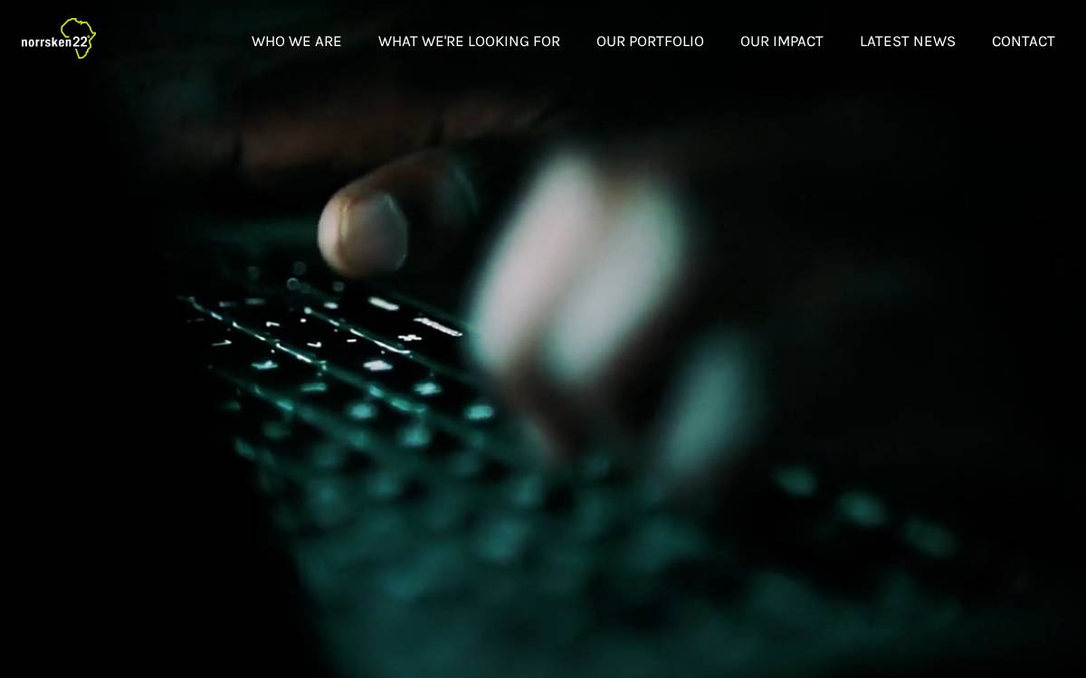 Norrsken22 website preview