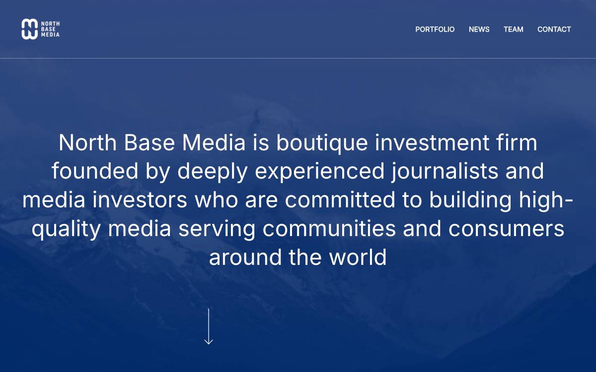 North Base Media website preview