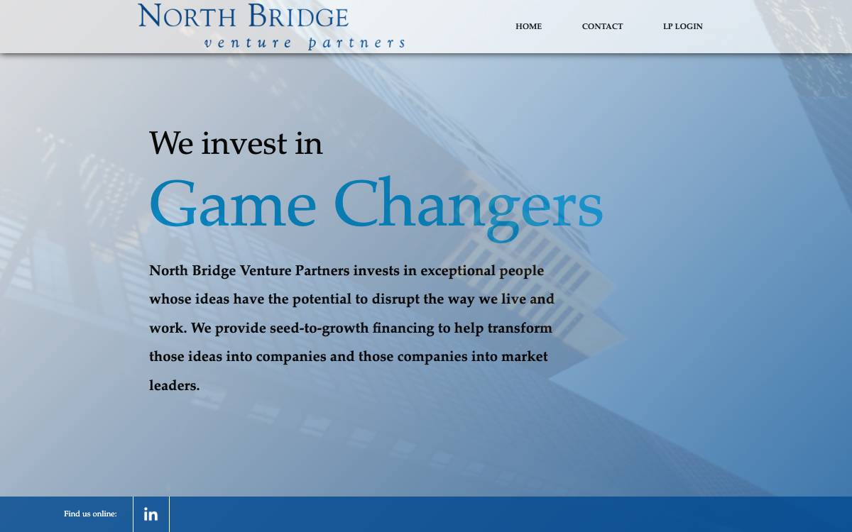 North Bridge Venture Partners & Growth Equity website preview