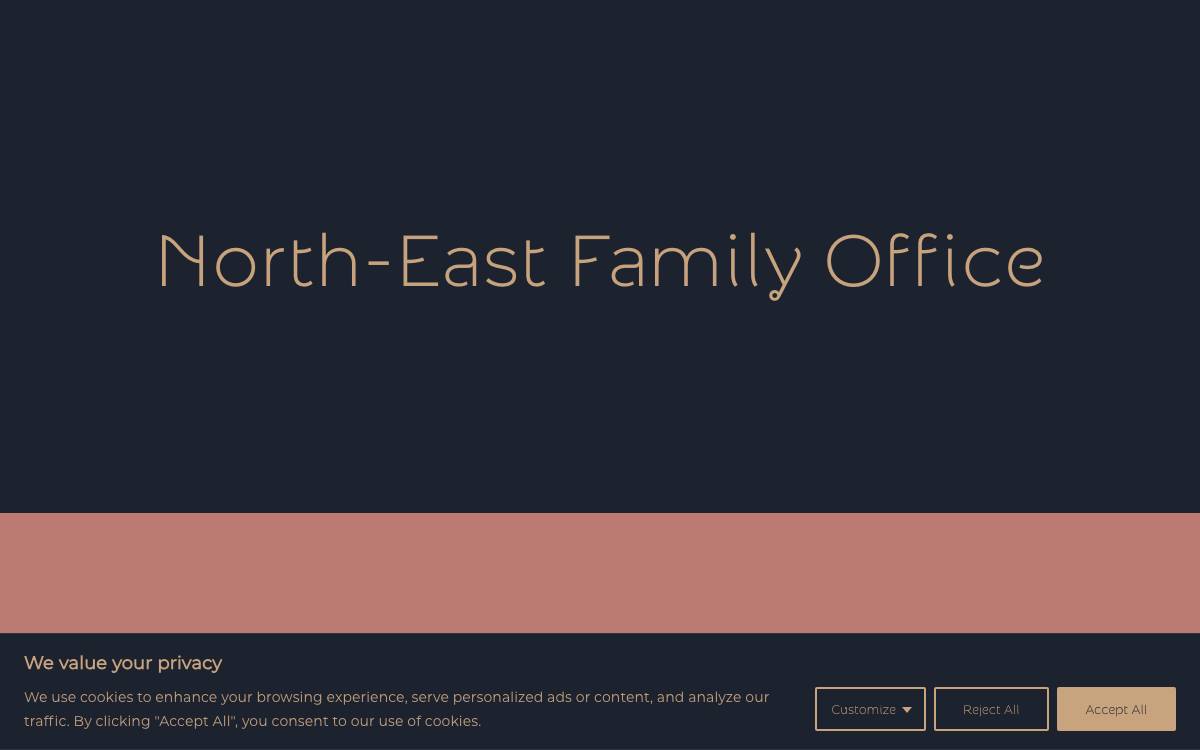 North-East Family Office website preview