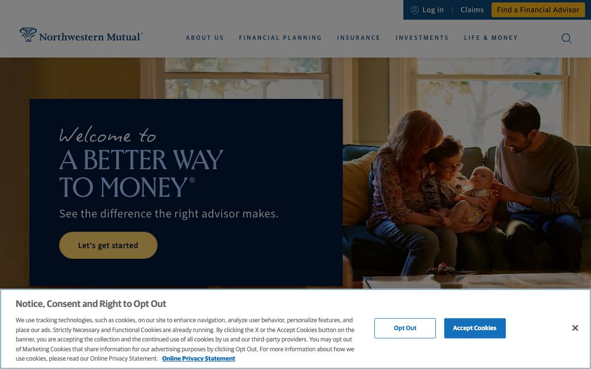 Northwestern Mutual Accelerator website preview