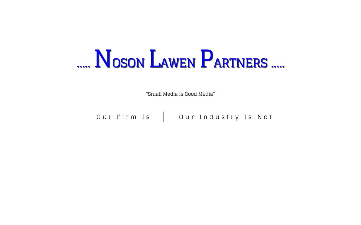 Noson Lawen Partners website preview