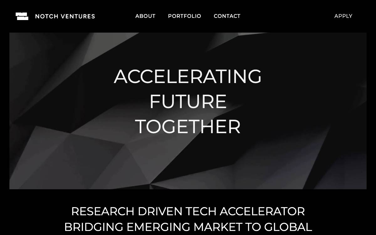 Notch Ventures website preview