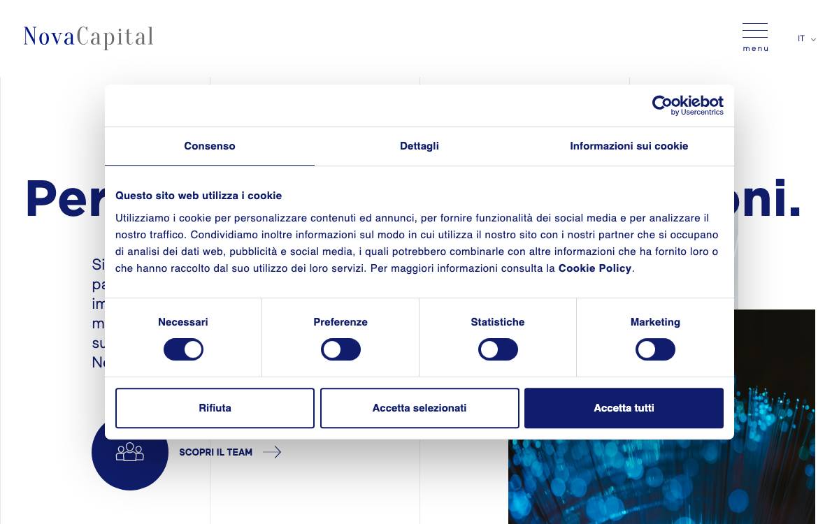 NovaCapital website preview