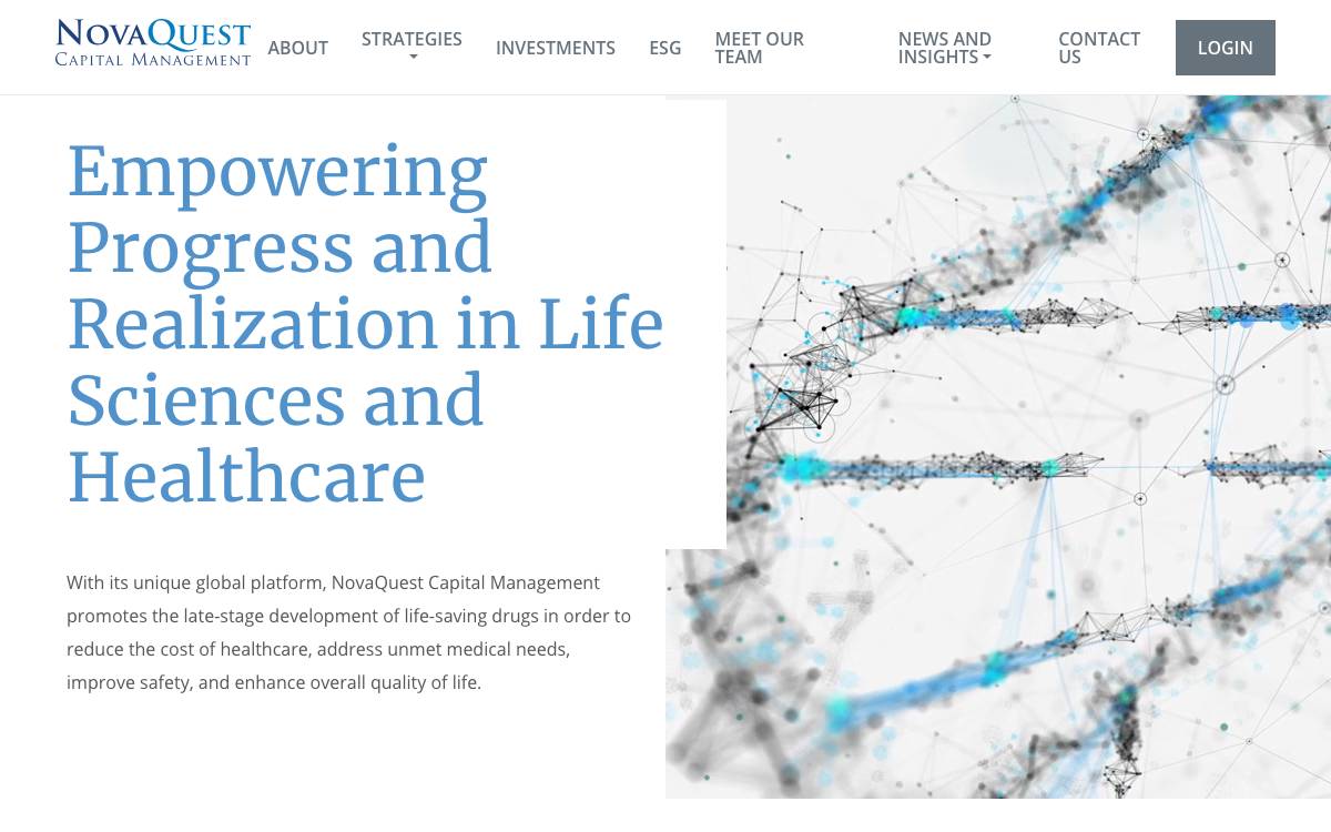 NovaQuest Capital Management, L.L.C. website preview