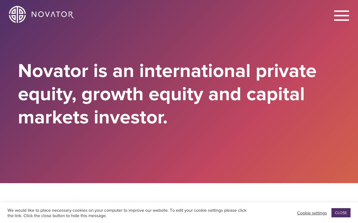 Novator website preview