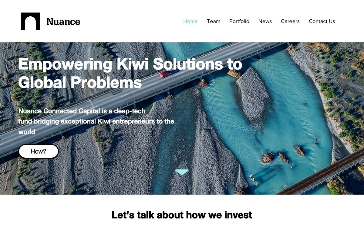 Nuance Capital website preview