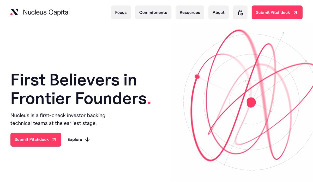 Nucleus Capital website preview