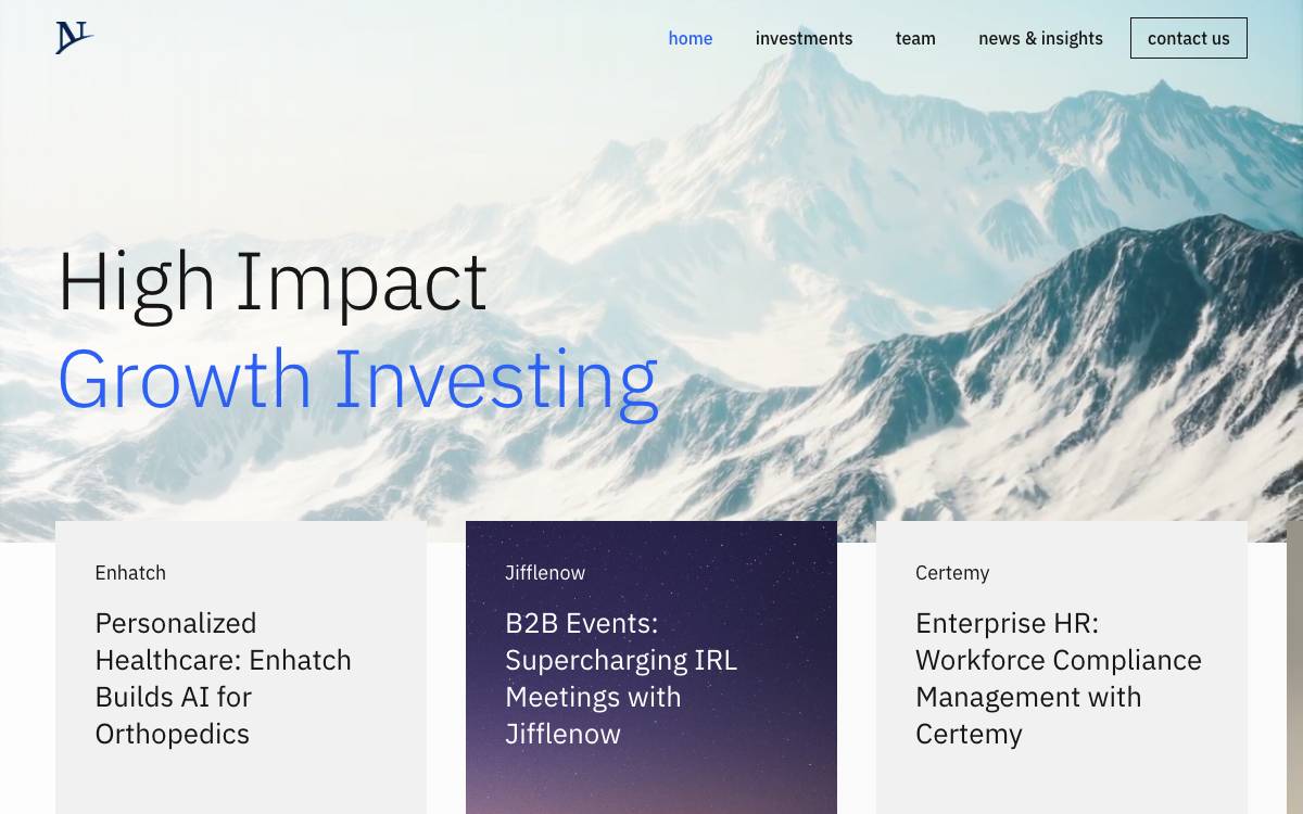 Numeta Capital website preview