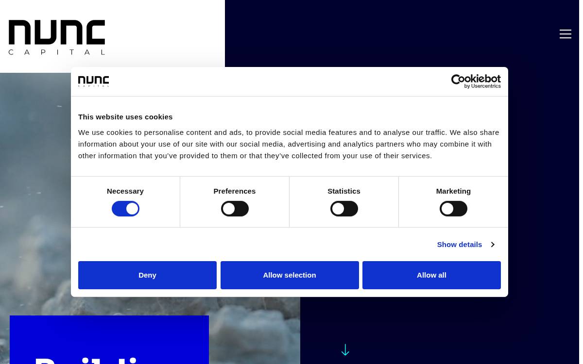 NUNC Capital website preview
